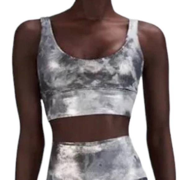 Lululemon Align Silver Metallic Sports Bra Size 2 - Picture 2 of 9